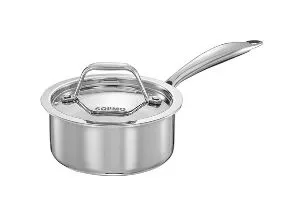 Amazon Brand Solimo Triply Stainless Steel Induction Base Sauce Pan 