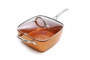 Nidhan Copper Nonstick Fry Pan