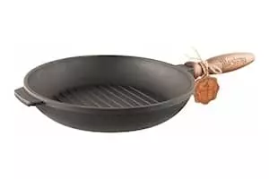 Texas Element Maysternya Cast Iron Grill Pan